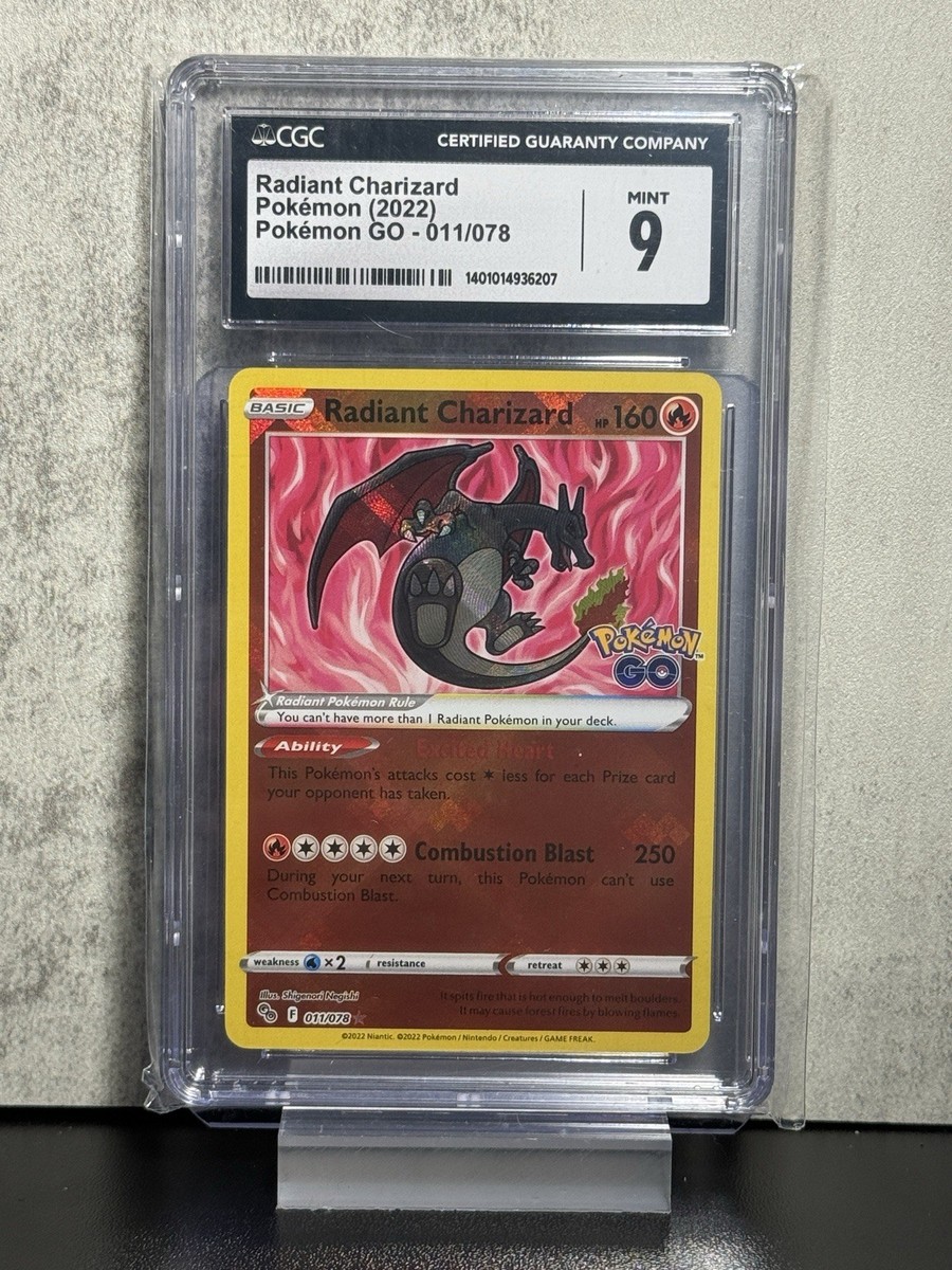 Radiant Charizard 011/078 Pokémon GO Holo for sale online | eBay