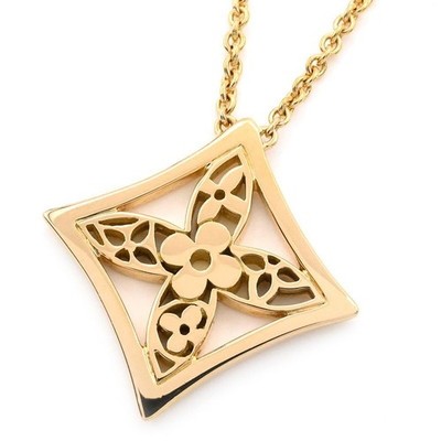 Louis Vuitton Pendentif Monogram Régille Etoile Halskette 750YG P0070529