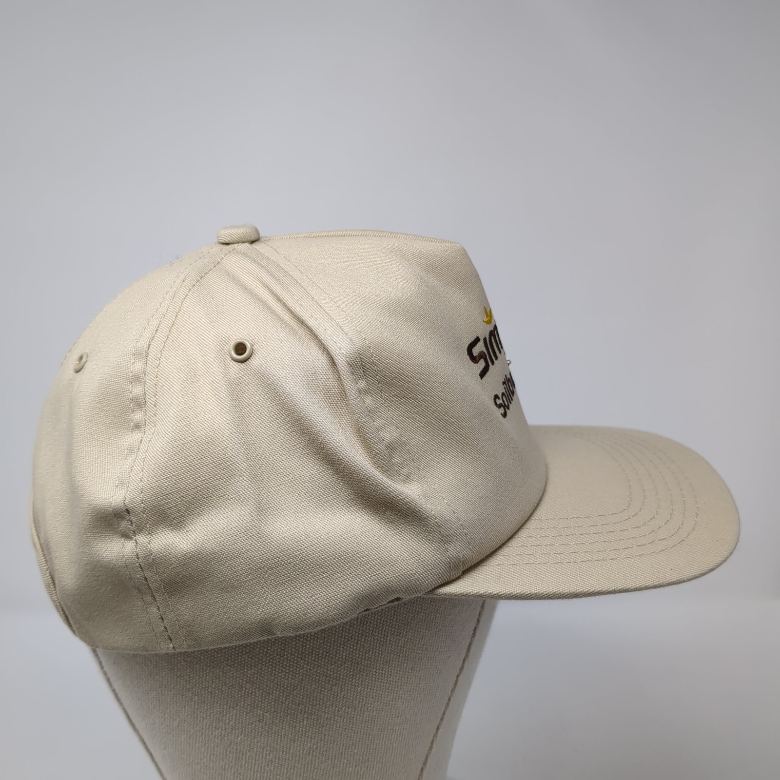 Simplot Soilbuilders Snapback 5 Panel Cap Beige O… - image 5