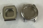 Vintage Lot Of 2 Seiko Watch Cases Only Japan Men's Wrist 7019-7120 2906-5440