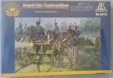 Italeri Napoleonic War 6018 French Line Guard Artillery 1/72 Plastic Soldiers