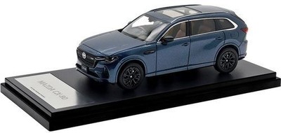 Hi Story HS494DB 1/43 MAZDA CX-80 2024 Deep Crystal Blue Mica new free shipping