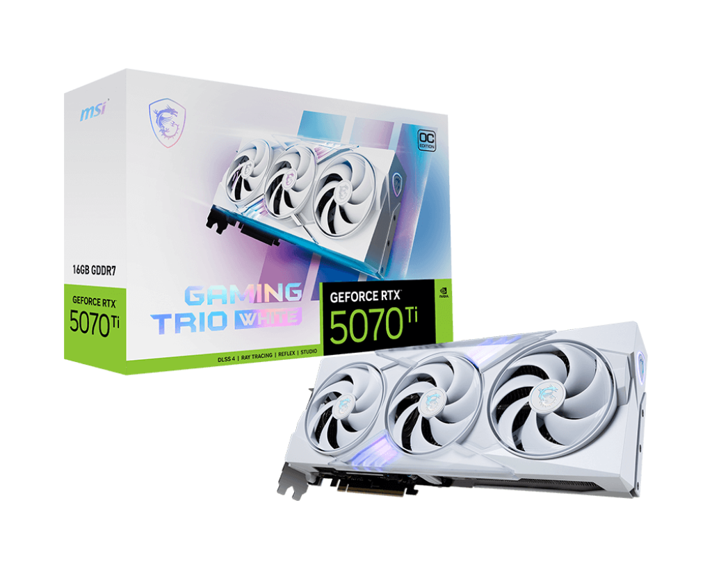 MSI GeForce RTX 5070 Ti 16G GAMING TRIO OC WHITE Graphics card | eBay