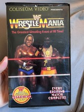 Wrestlemania I VHS Wrestling WWF/WCW Coliseum Video Hulk Hogan Mr T Roddy Piper 