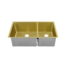 Swiss Madison SM-KU725 Rivage 33" Undermount Double Basin - Gold