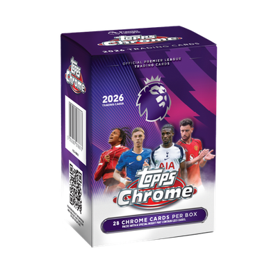 2026 TOPPS CHROME ENGLISH PREMIER LEAGUE BLASTER VALUE 40-BOX CASE