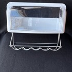 GE Refrigerator Dairy Bin & Bev Rack # WR22X10041 WR22X10042 WR17X11481 Assembly — photo 2