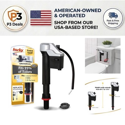 QuietFILL Platinum Toilet Fill Valve - Universal Fit for Quick Install (528MP)
