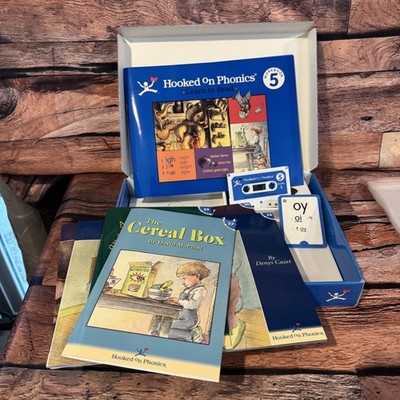 Hooked On Phonics Learn to Read Level 5 Kit Books Workbooks Audio