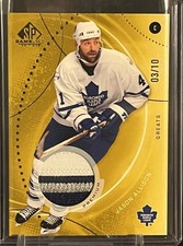 2025-26 UD SP Game-Used Jason Allison GOLD MEMORABILIA 3-Color Patch 3/10!!!🔥