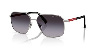 NEW Prada Linea Rossa A50S Sunglasses 5AV09U Grey 100% AUTHENTIC