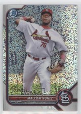2022 Bowman Chrome Prospects Speckle Refractor /299 Malcom Nunez #BCP-42 0m4q