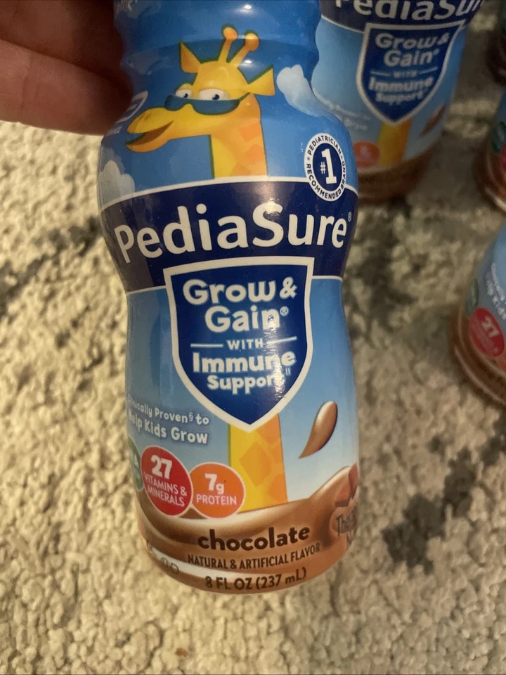 PediaSure Grow & Gain com suporte imunológico - chocolate 21 garrafas em um estojo 7/26 - Imagem 4 de 4