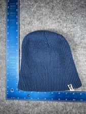 The North Face Hat Beanie Unisex One Size Blue Knit Stretch Winter Casual Warm