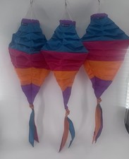 Vintage 1997 Windsport Windsock 3D Box Kite Rare USA Made Set Of 3 Fast Shipping