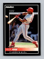 1992 Pinnacle #159 Felix Jose Near Mint or Better