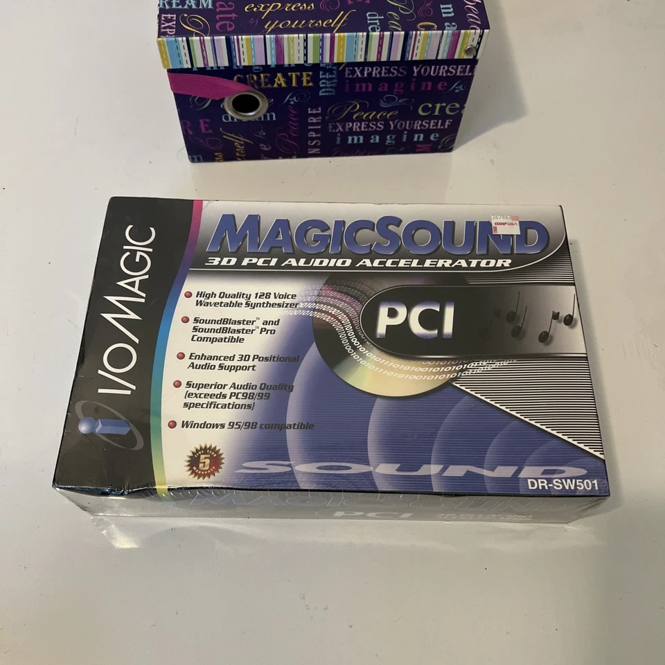 I/O MagicSound  PCI Soundcard DR-SW501 Vintage &Rare Product-Factory Sealed   - Image 4 of 4
