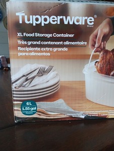 Chicken Carrier Picnic Tupperware XL FOOD Storage Container 1.55 Gallon 6L NEW