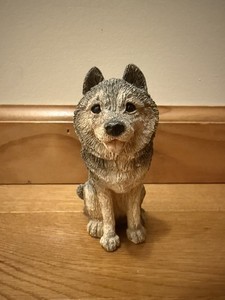 Stone Critters Alaskan Malamute Dog Figurine 1987 SC-237