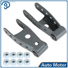 Rear 2"-3" Drop Shackles Lowering Kit For Chevrolet Silverado Sierra 1500 07-18