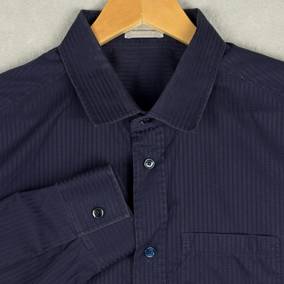 Balenciaga Striped Casual Button-Down Shirts for Men for sale | eBay