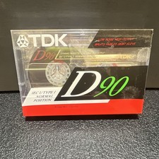 TDK D90 90 Min Blank Audio Cassette Tape IEC I Type I Normal Position