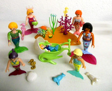 Unterwasser Set Meerjungrau Neptun Muschel Sammlung Zubehör Figuren Playmobil