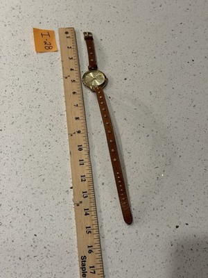 Michael Kors Women MK2256 Dress Gold Dial Wrap Around Band Quartz Watch 6 1/4''