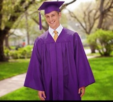 jostens graduation cap and gown 5  7  - 5  9  