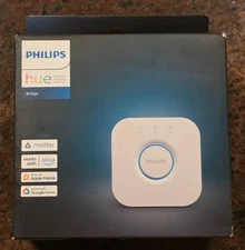 Philips Hue 458471 Gen 2 Smart Home Bridge Lighting Control System Hub