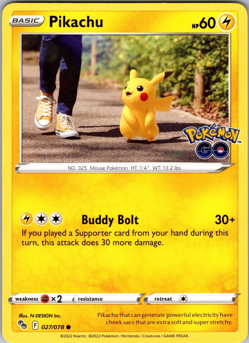 【8100】ピカチュウ C Pokemon GO #027 PSA10 Pikachu 027/078 Pokémon GO for sale | eBay