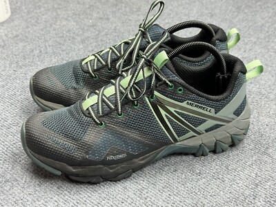 Merrell Hyperlock Shoe Womens Size 11 Blue Grean Hiking J12338