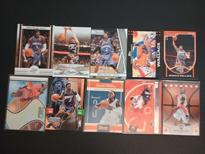 10 ct lot of Different Gerald Wallace Cards Bobcats