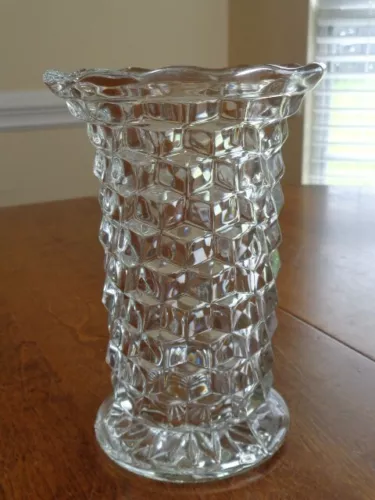 FOSTORIA AMERICAN CLEAR 7” FLARED VASE