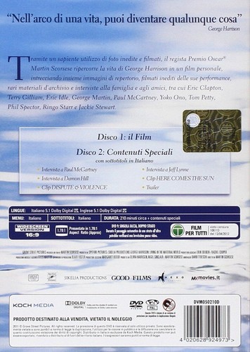 2 Dvd GEORGE HARRISON - LIVING IN THE MATERIAL WORLD di Martin Scorsese nuovo - Foto 2 di 2
