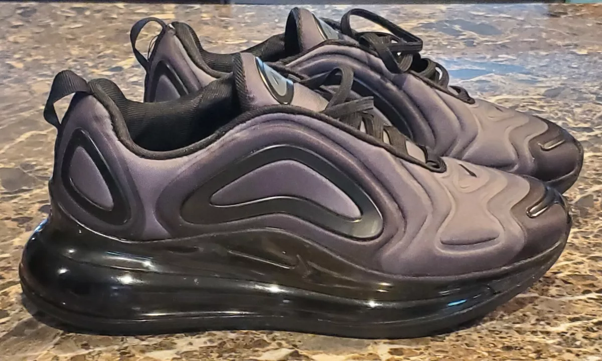 Nike Boys 6Y Air Max 720 AQ3196 001 Black Total Eclipse Running Shoes Women 7.5