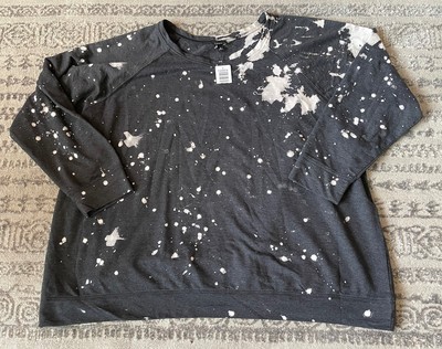 grey sweatshirt bleached