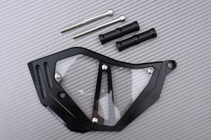 Cache pignon sortie de boite Honda NC750X RC72 noir de 2014 à 2025