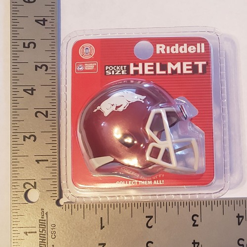 Arkansas Razorbacks Riddell Speed Pocket Pro Helmet in Clam Shell - Picture 3 of 3