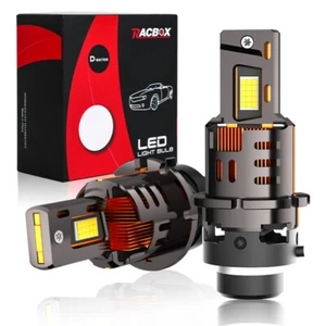 2X D2S D2R LED Ampoule de phare Remplacer HID Kit de conversion Xenon Super White 6000K