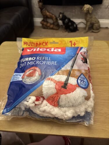 4023103198227 Spin Mop Refill Vileda Turbo 2in1 2 pc(s) VILEDA
