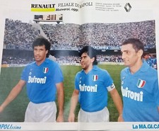 * NAPOLISSIMO CALCIO NAPOLI ANNO III n.14 1988 poster MA.GI.CA. MARADONA