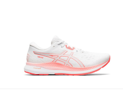 Asics Damen-Laufschuhe weiß & orange Evoride Tokyo UK 7,5 BRANDNEU