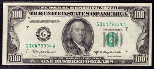 1950 D $100 FEDERAL RESERVE NOTE CHICAGO FR.2161-G PCGS B CHOICE UNC CU 63 PPQ - Picture 3 of 4