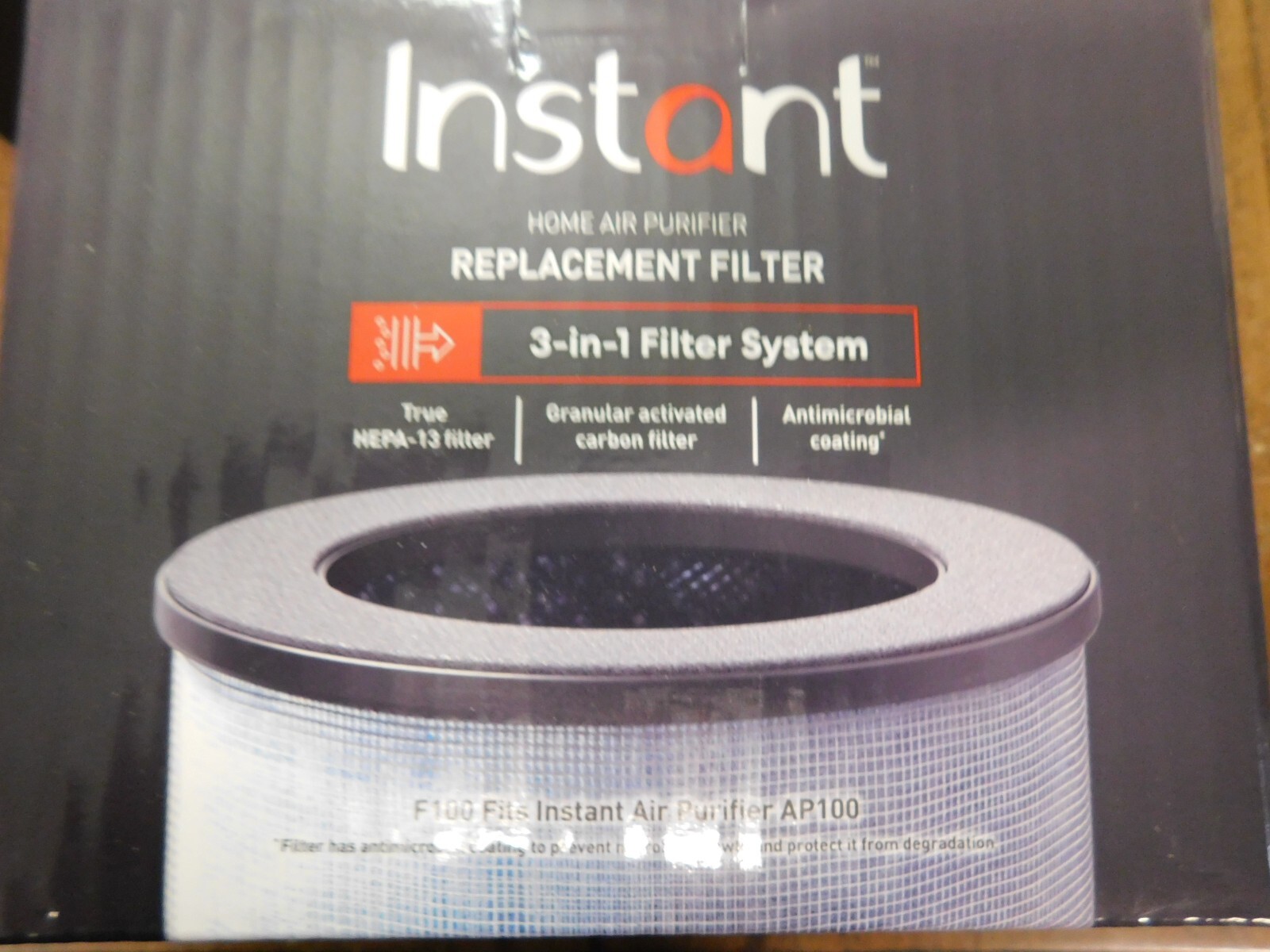 Instant Air Purifier AP100 3in1 Replacement HEPA Filters F100 New eBay