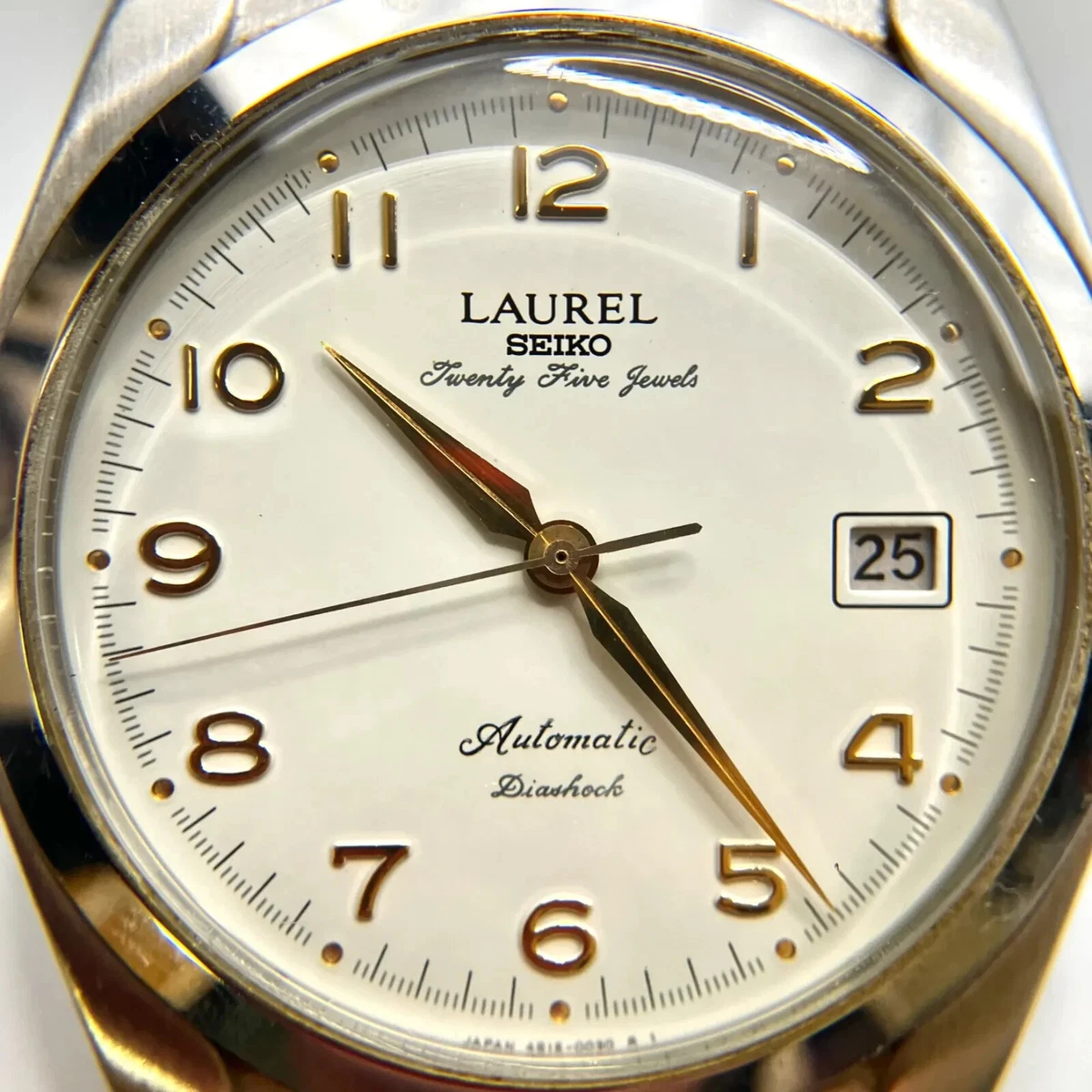 SEIKO LAUREL セイコー ローレル ネイビー文字盤 4S15-0020-