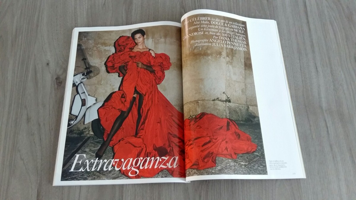 Vogue No 1032 November 2022 Extravaganza for Dolce & Gabbana