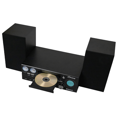 Victor Vdts-4400-Bk Milwaukee Desktop Home Stereo System With Cd