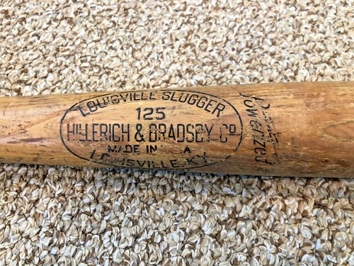 Charlie Gehringer 1950s Detroit Tigers Louisville Slugger Hillerich Bradsby BAT - Picture 5 of 11