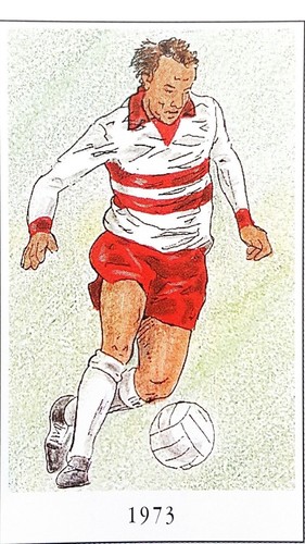 Retro Fußballverein Trikots Bilder im klaren Kühlschrankmagneten - verschiedene Teams - Bild 29 von 92